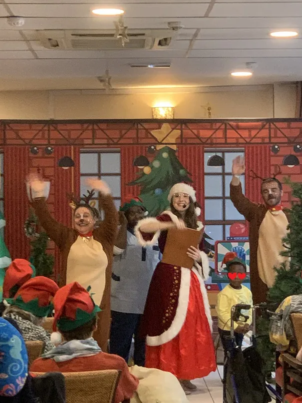 Noel avec les enfants du personnel !
