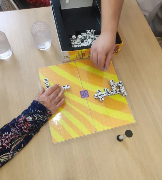 Aprés midi scrable et jeux de societé 