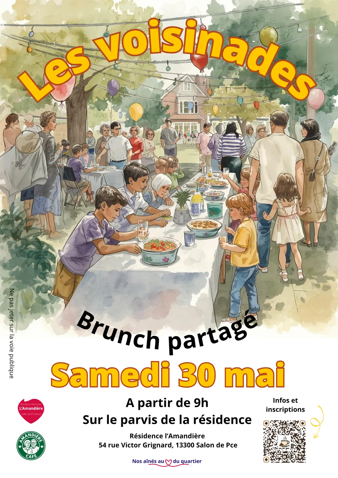  Les Voisinades arrivent à la Résidence l’Amandière !