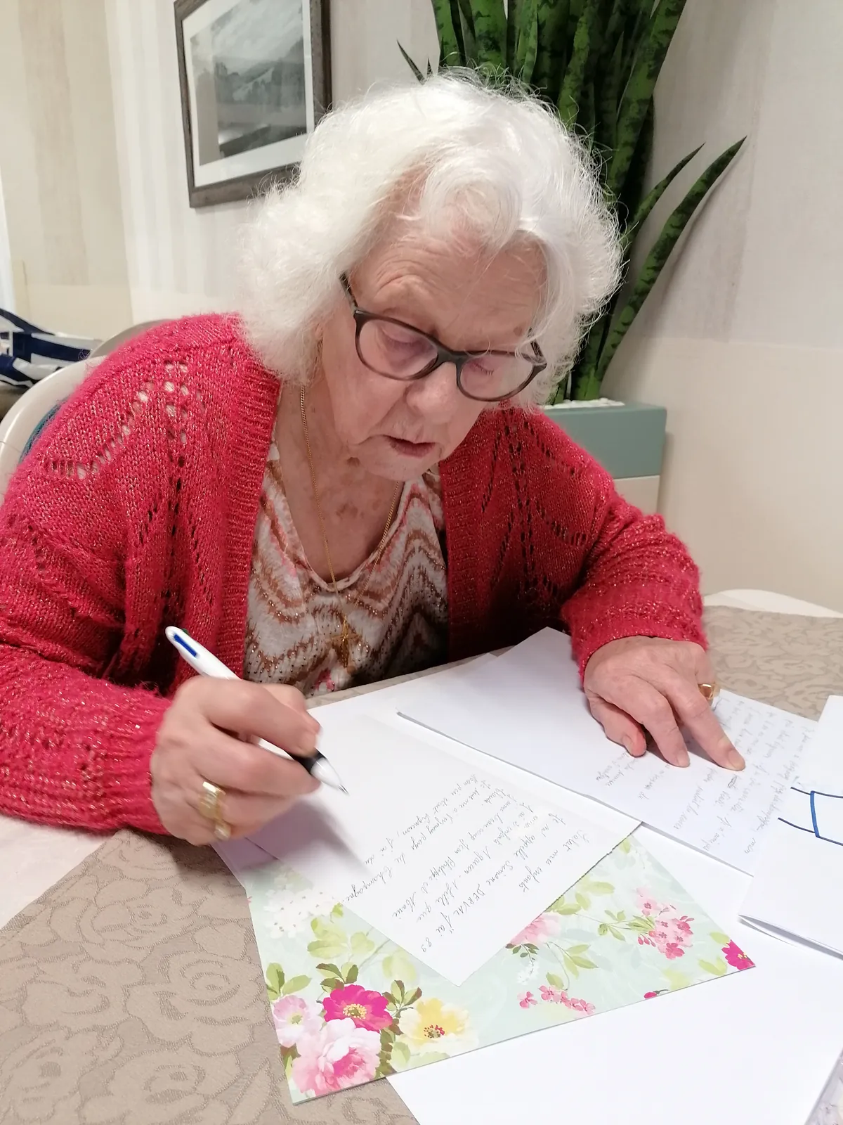 A l’EHPAD d’Esbly, une correspondance attendue avec impatience !