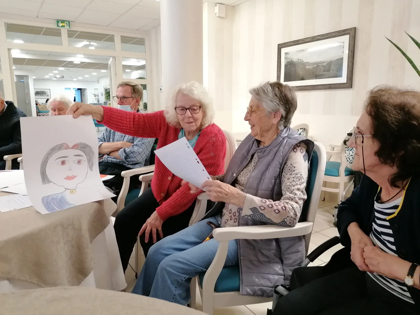 A l’EHPAD d’Esbly, une correspondance attendue avec impatience !