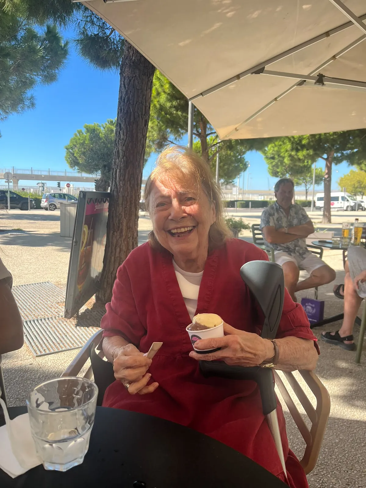  Une pause glacée pour nos résidentes !