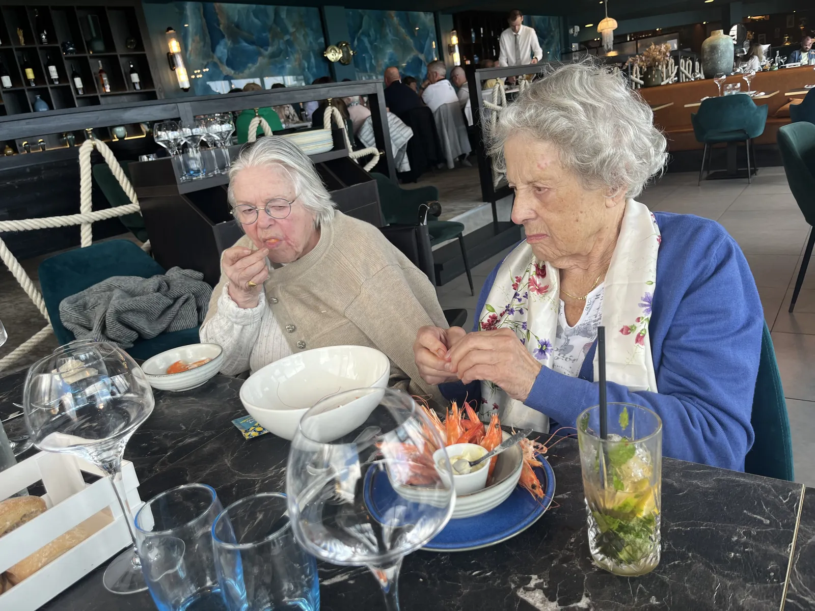 Sortie à la mer : le temps d'un repas. 