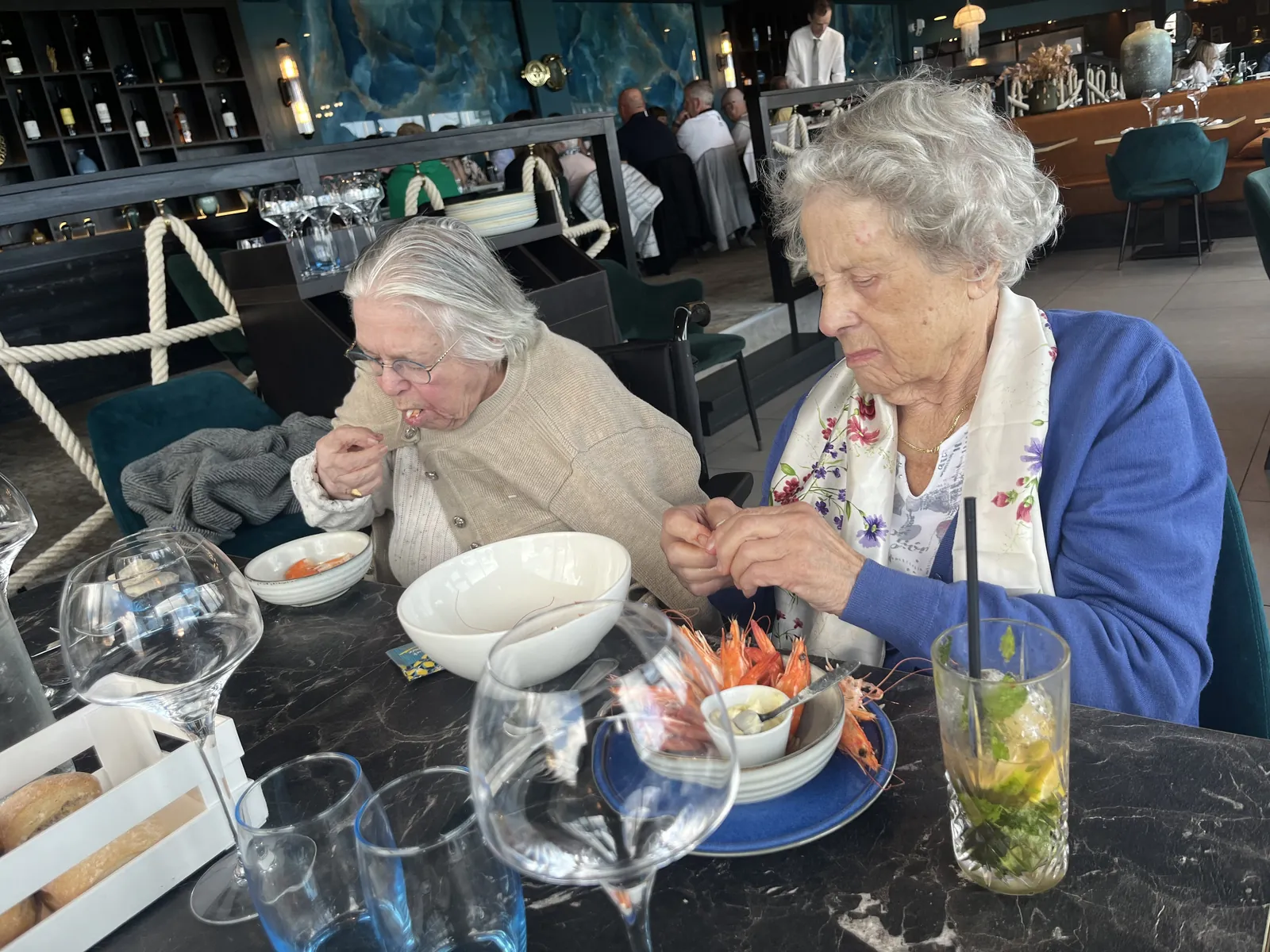 Sortie à la mer : le temps d'un repas. 