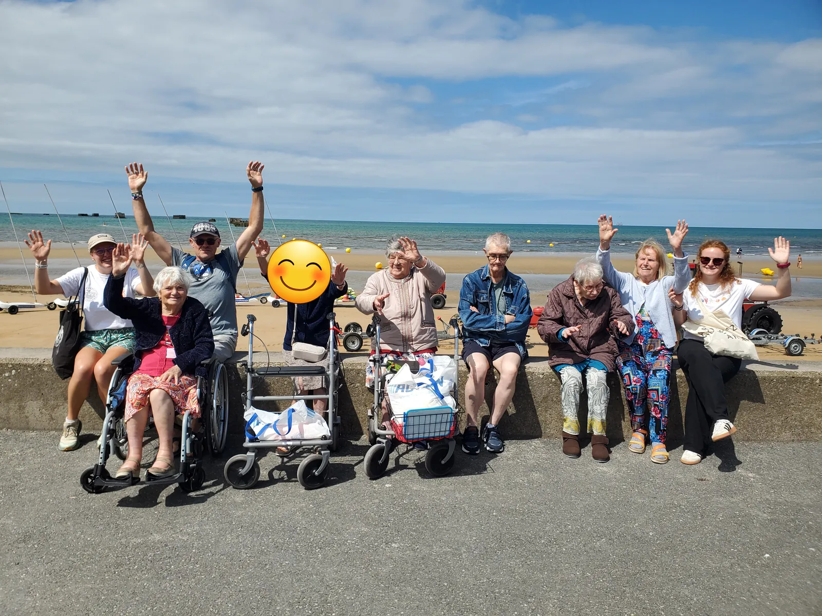 Sortie à la plage d'Asnelles