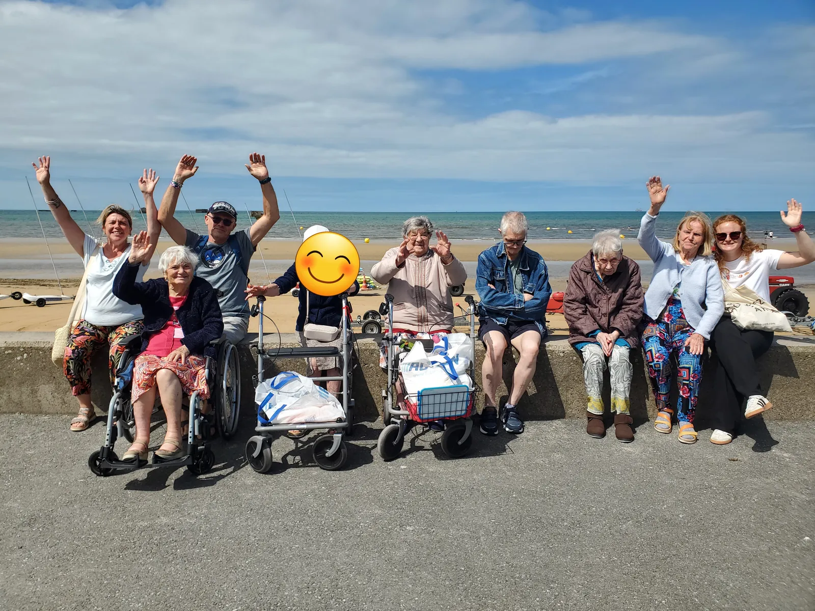 Sortie à la plage d'Asnelles