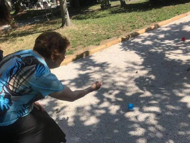 Une partie de Pétanque ça fait plaisir ....
