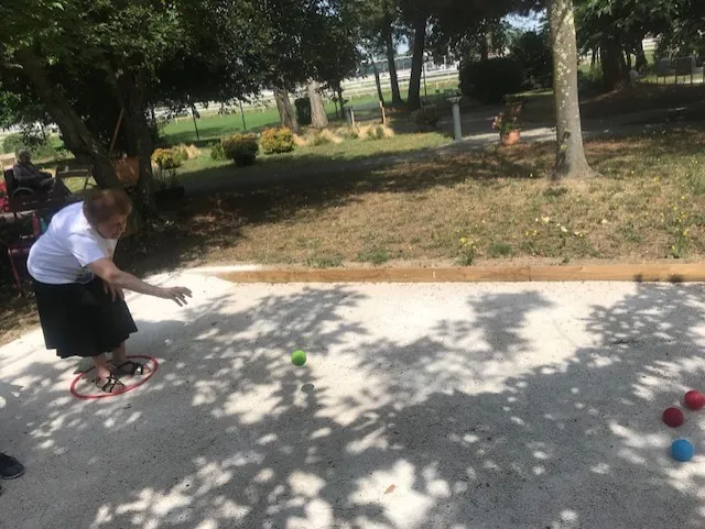 Une partie de Pétanque ça fait plaisir ....