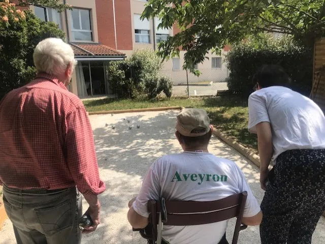 Une partie de Pétanque ça fait plaisir ....