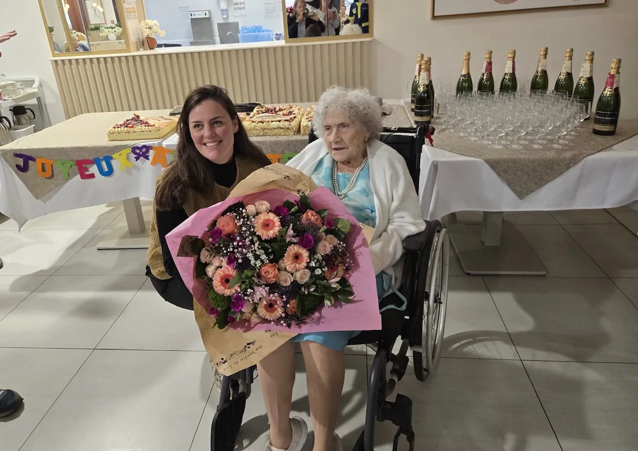 Vive Mme Jemants, notre centenaire... +5 ans !