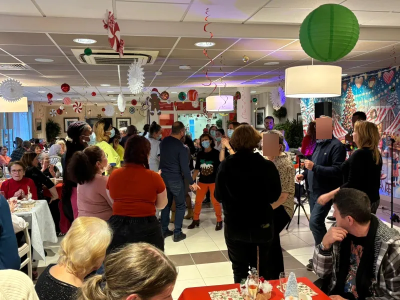 Fête de Noël à la résidence médicalisée d'Esbly