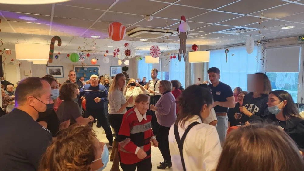 Fête de Noël à la résidence médicalisée d'Esbly