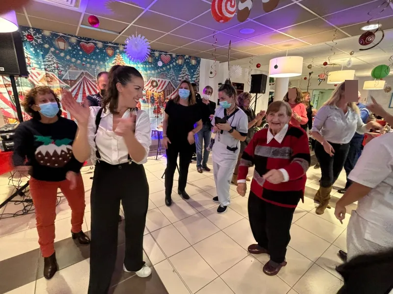 Fête de Noël à la résidence médicalisée d'Esbly