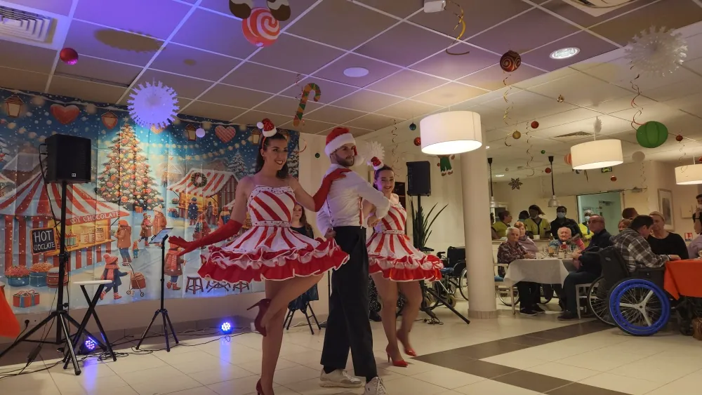 Fête de Noël à la résidence médicalisée d'Esbly