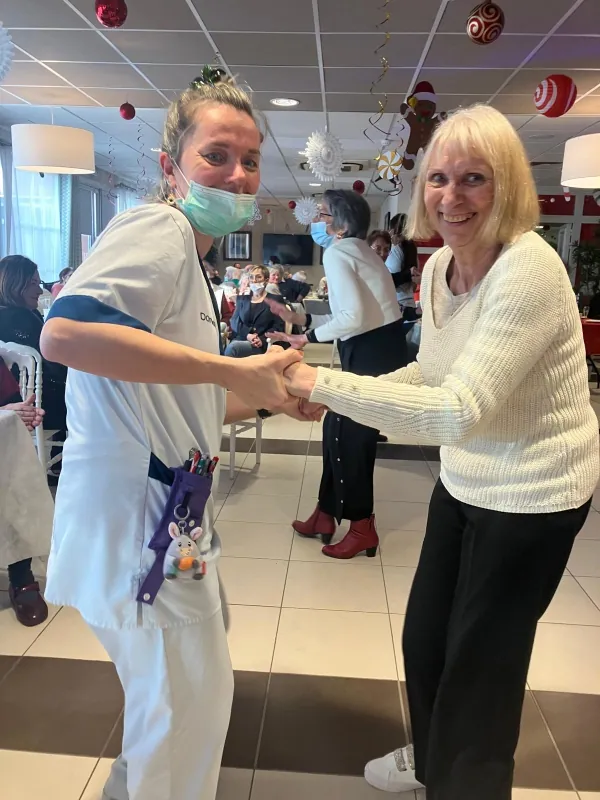 Fête de Noël à la résidence médicalisée d'Esbly