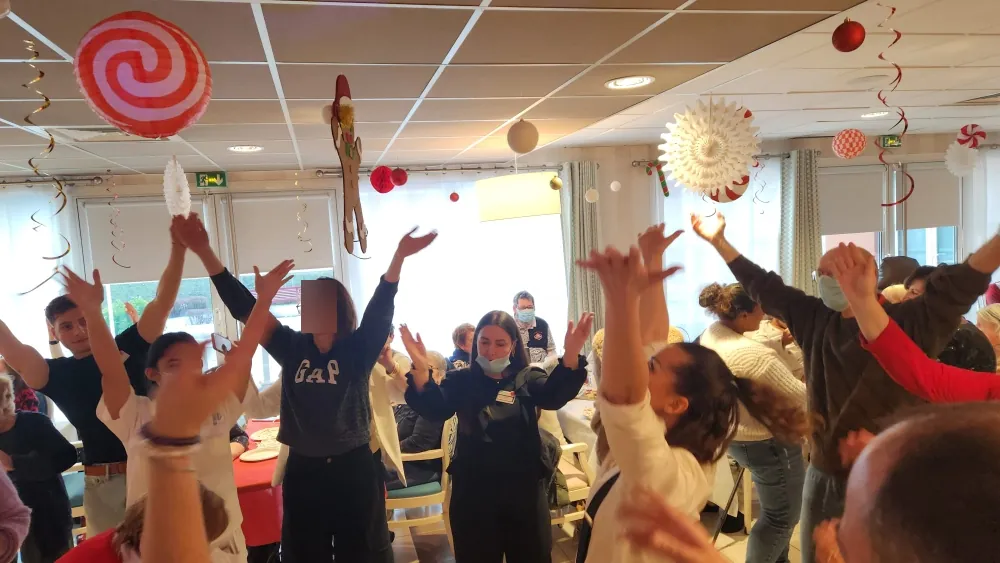 Fête de Noël à la résidence médicalisée d'Esbly