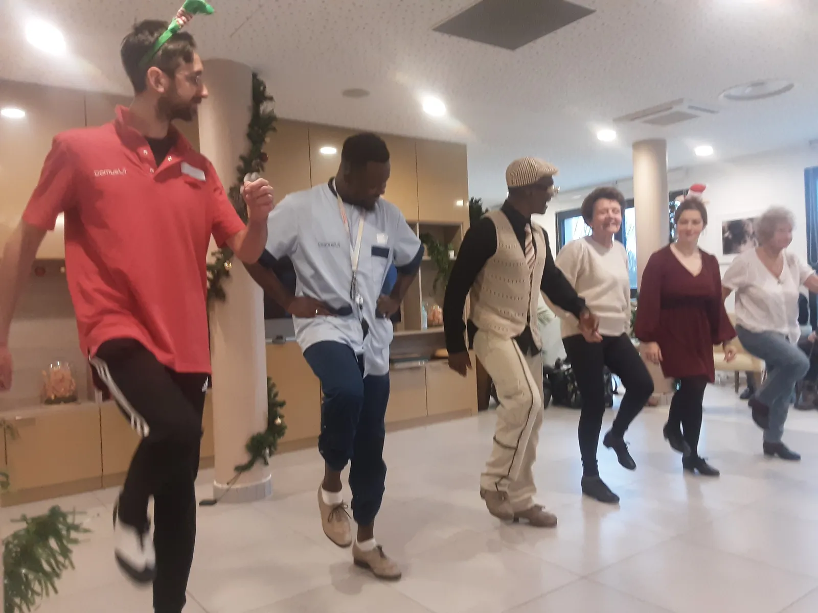 Fête de Noël : tous en claquettes !