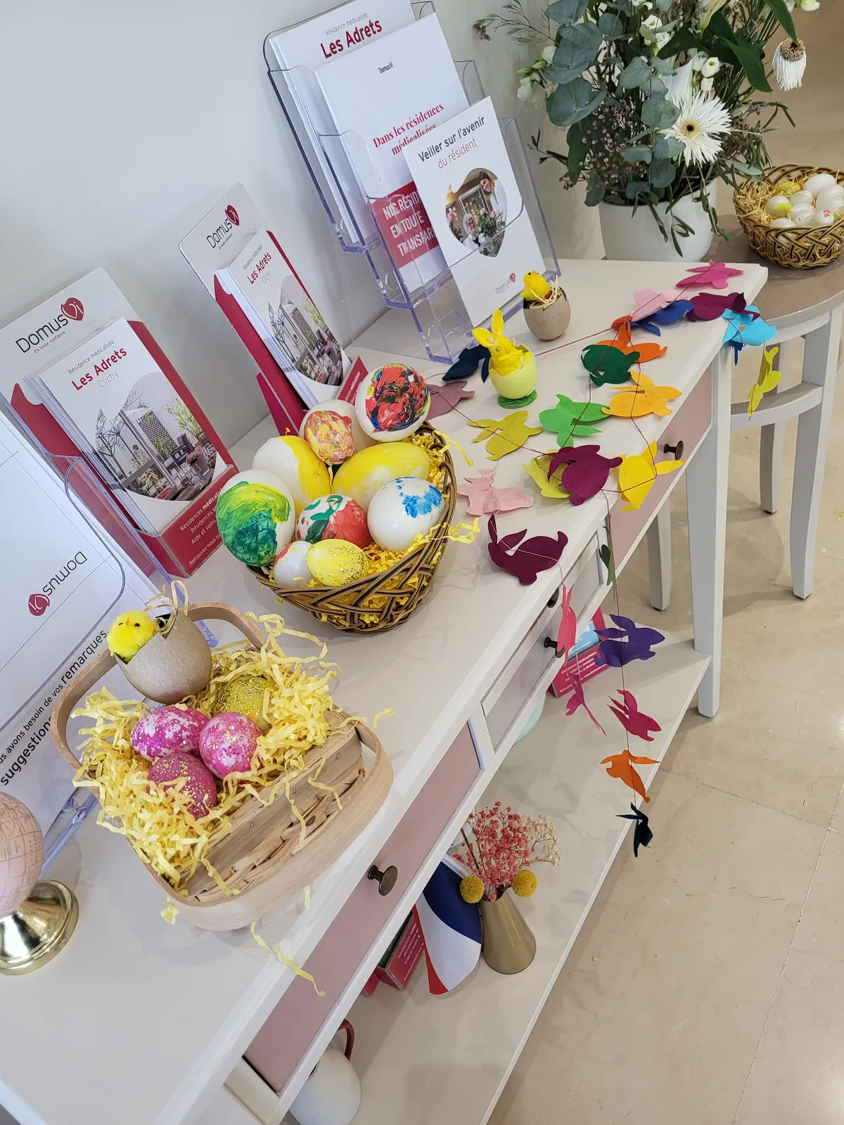 Décoration de Pâques  la résidence les adrets de 