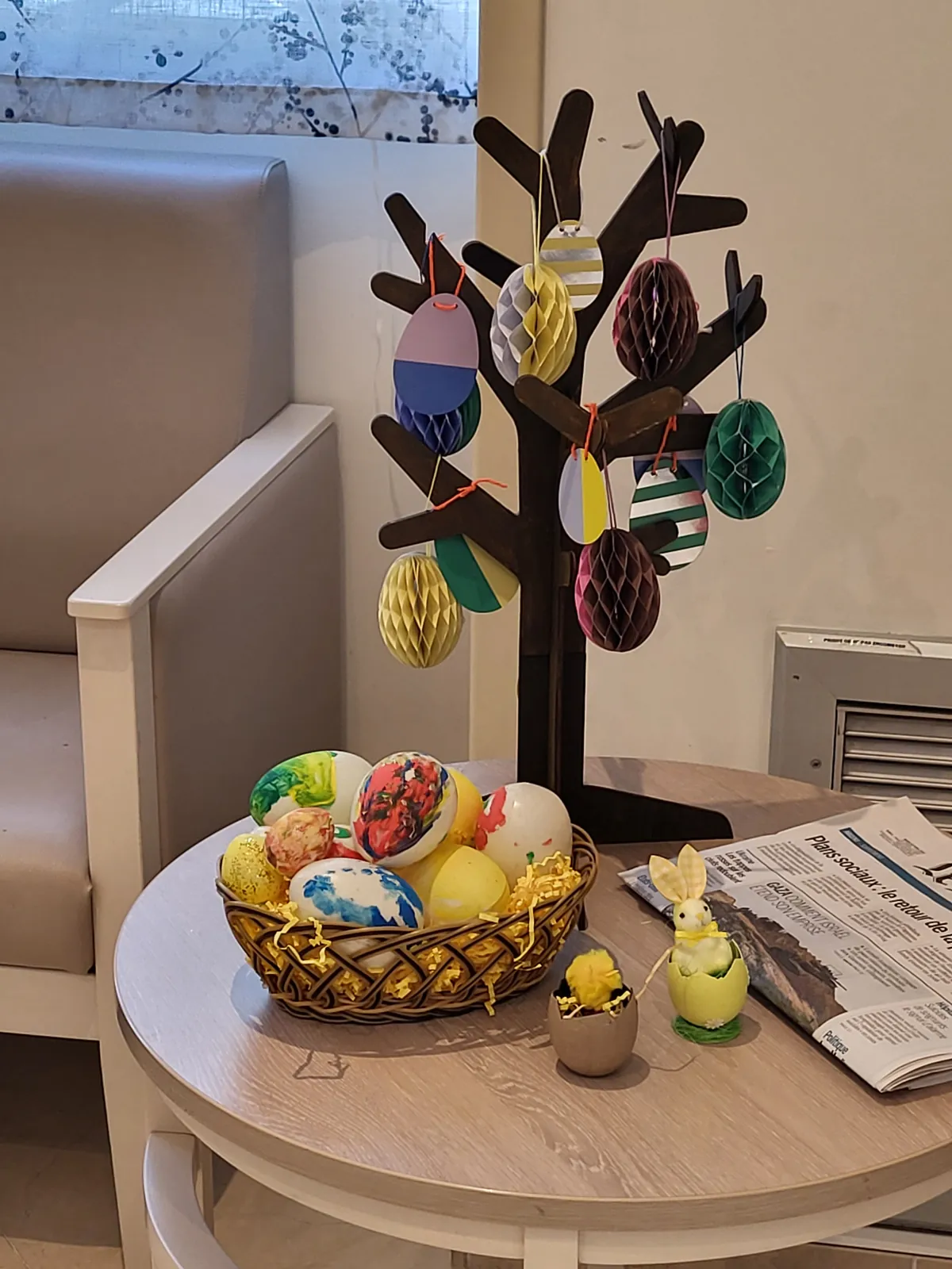 Décoration de Pâques  la résidence les adrets de 