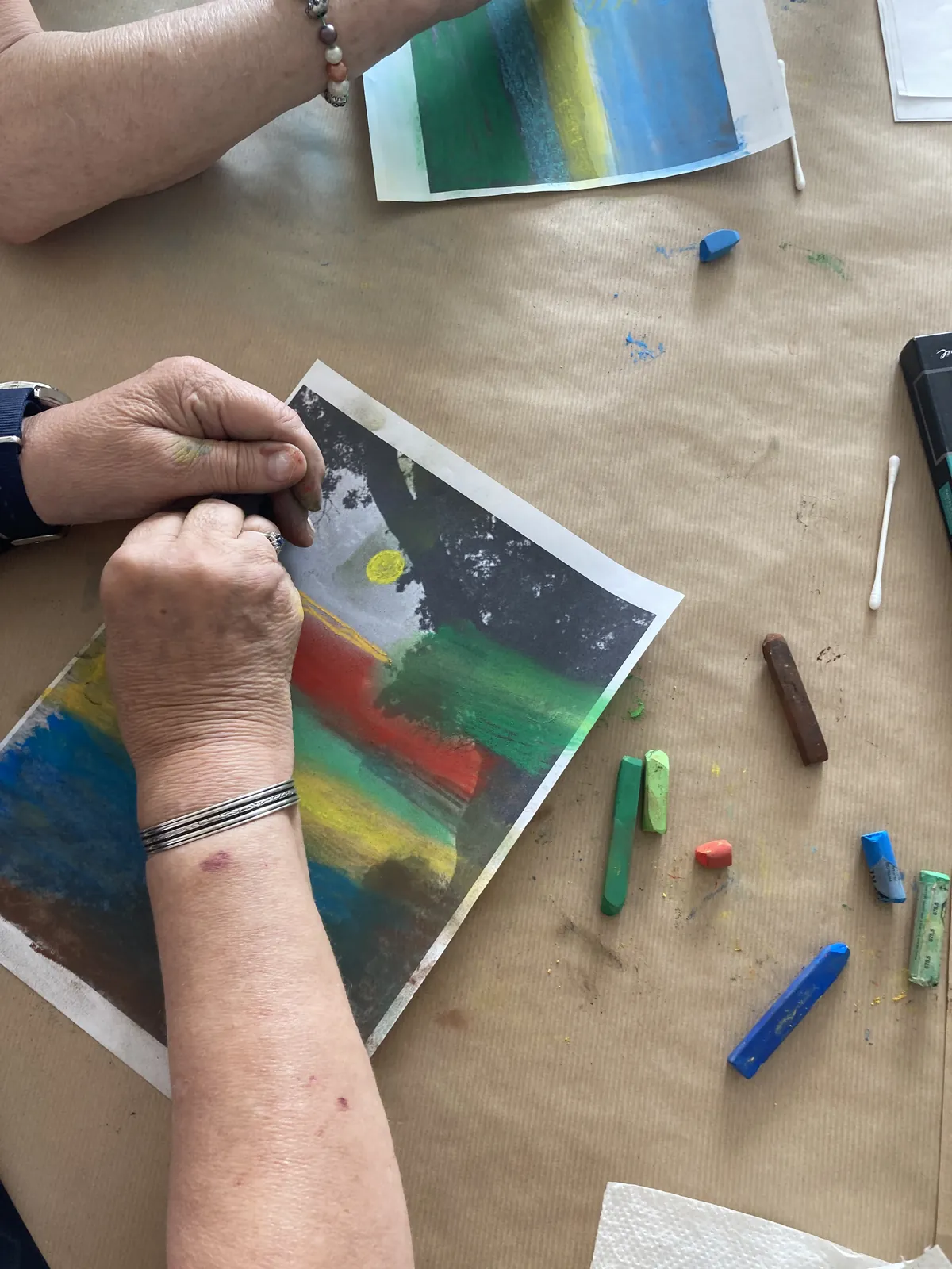 Initiation au pastel:  les couleurs de la créativité à l'honneur !