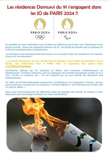 Projet Domusvi de Fl'âme olympique départemental