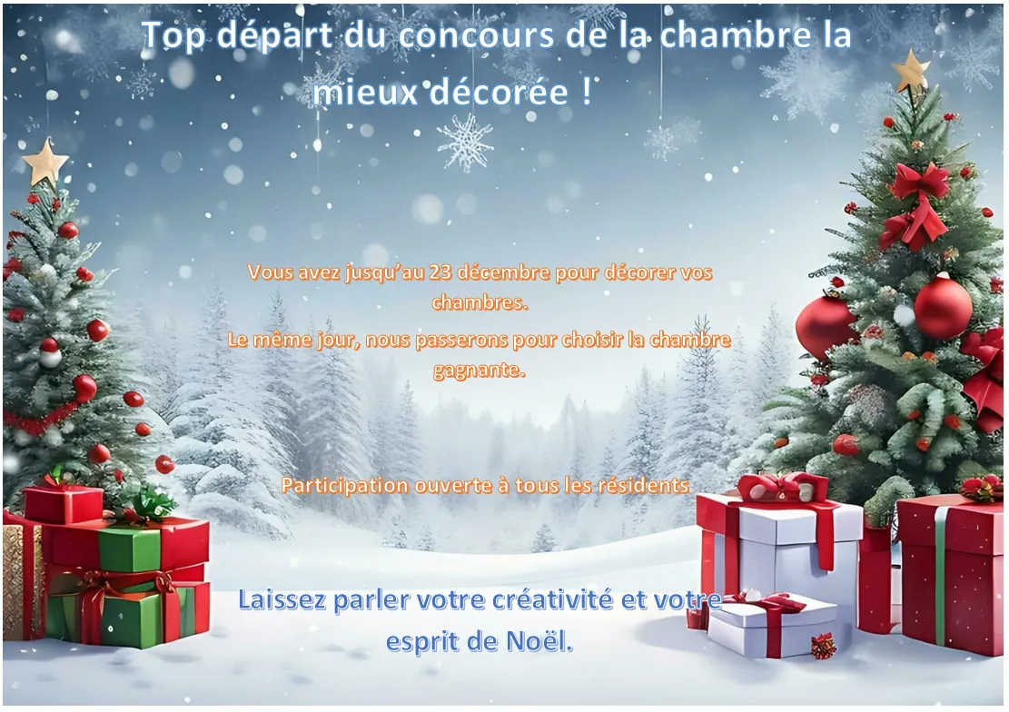  Concours de la Chambre la Plus Décorée