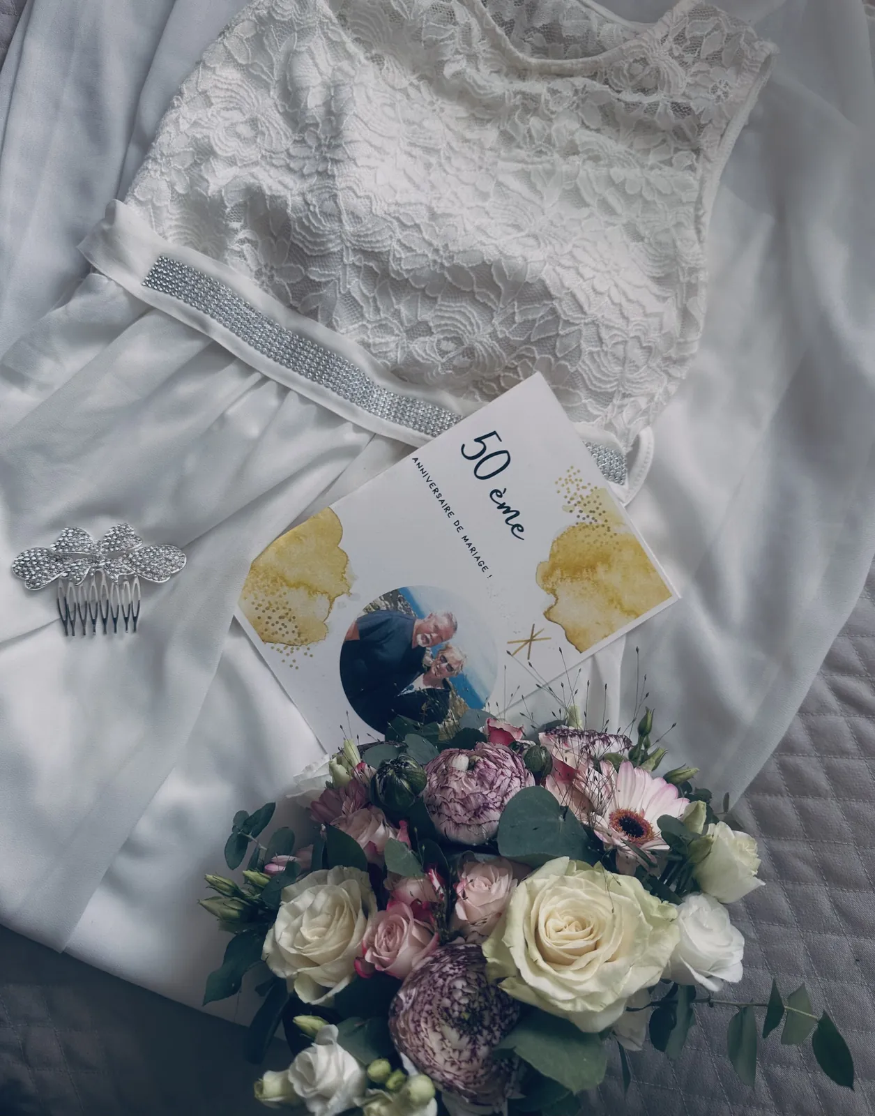 Célébrons les noces d'or de Mr & Mme O  à la  Résidence Les Jardins Médicis d'Esches