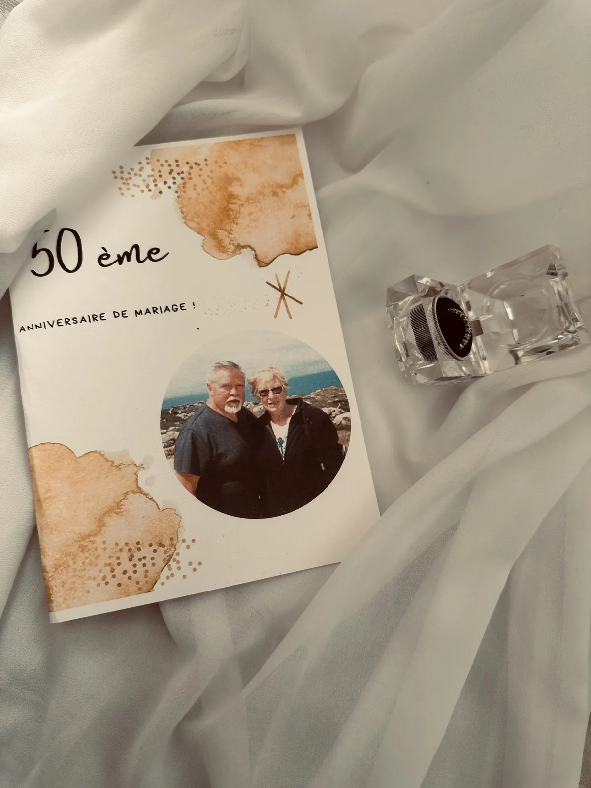 Célébrons les noces d'or de Mr & Mme O  à la  Résidence Les Jardins Médicis d'Esches