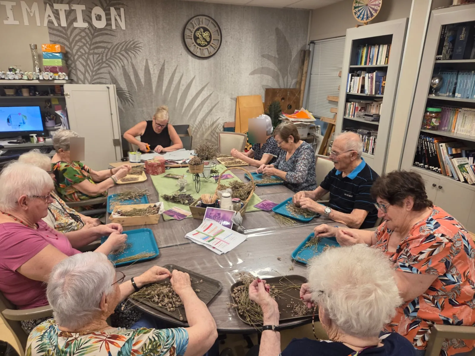 Atelier manuel : confection de sachets de lavande