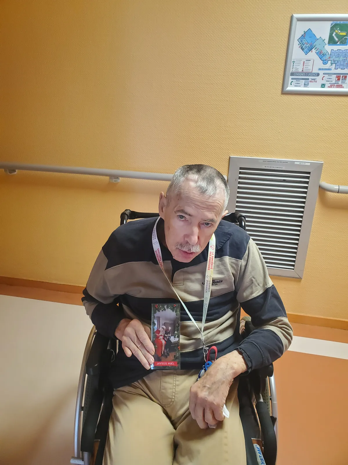 Distribution des photos de noël 