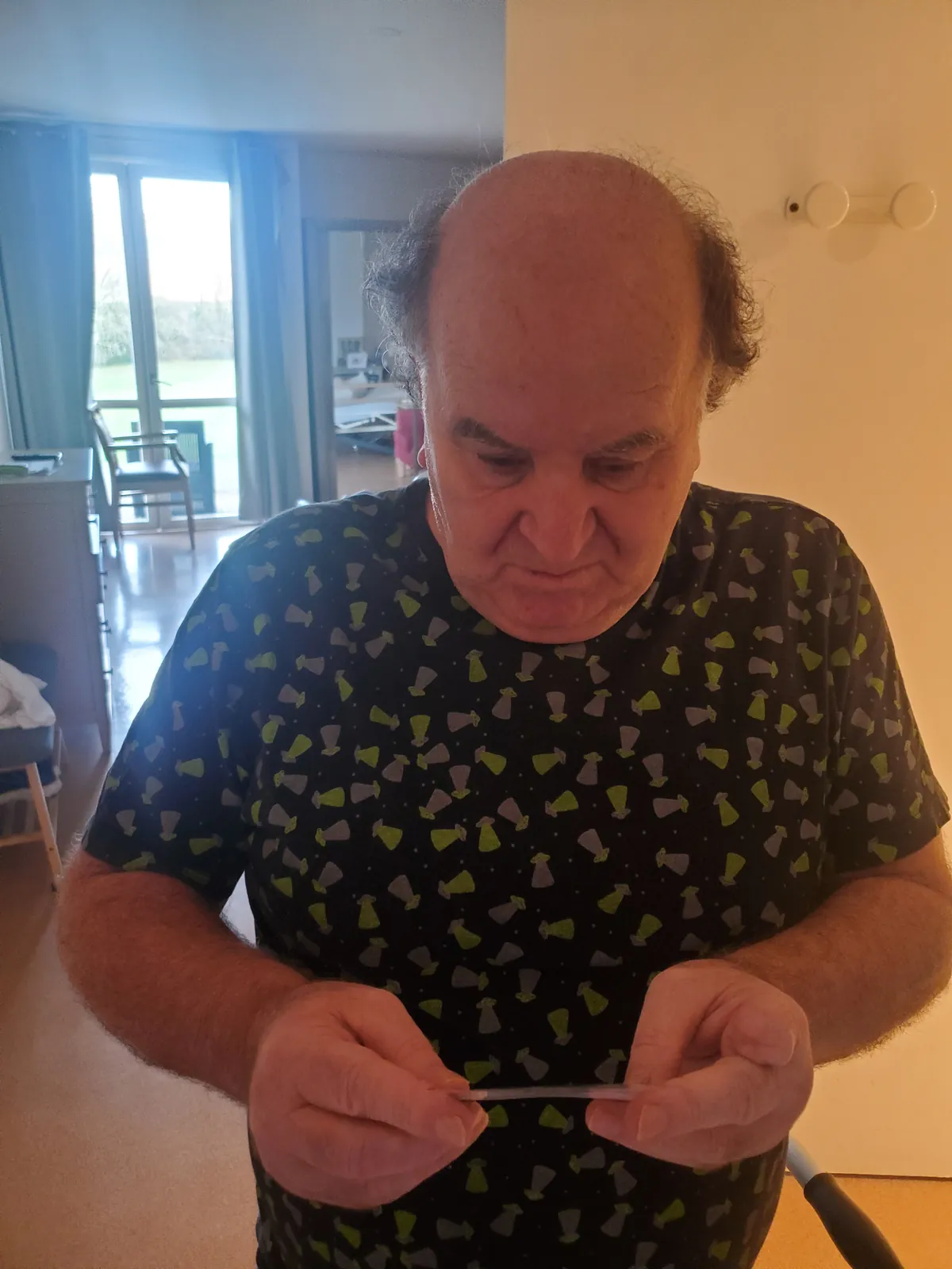 Distribution des photos de noël 