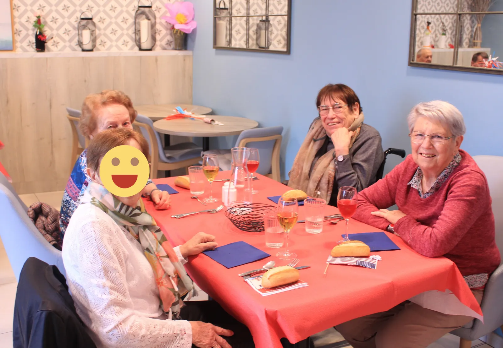 Une journée américaine haute en couleurs à la Résidence !