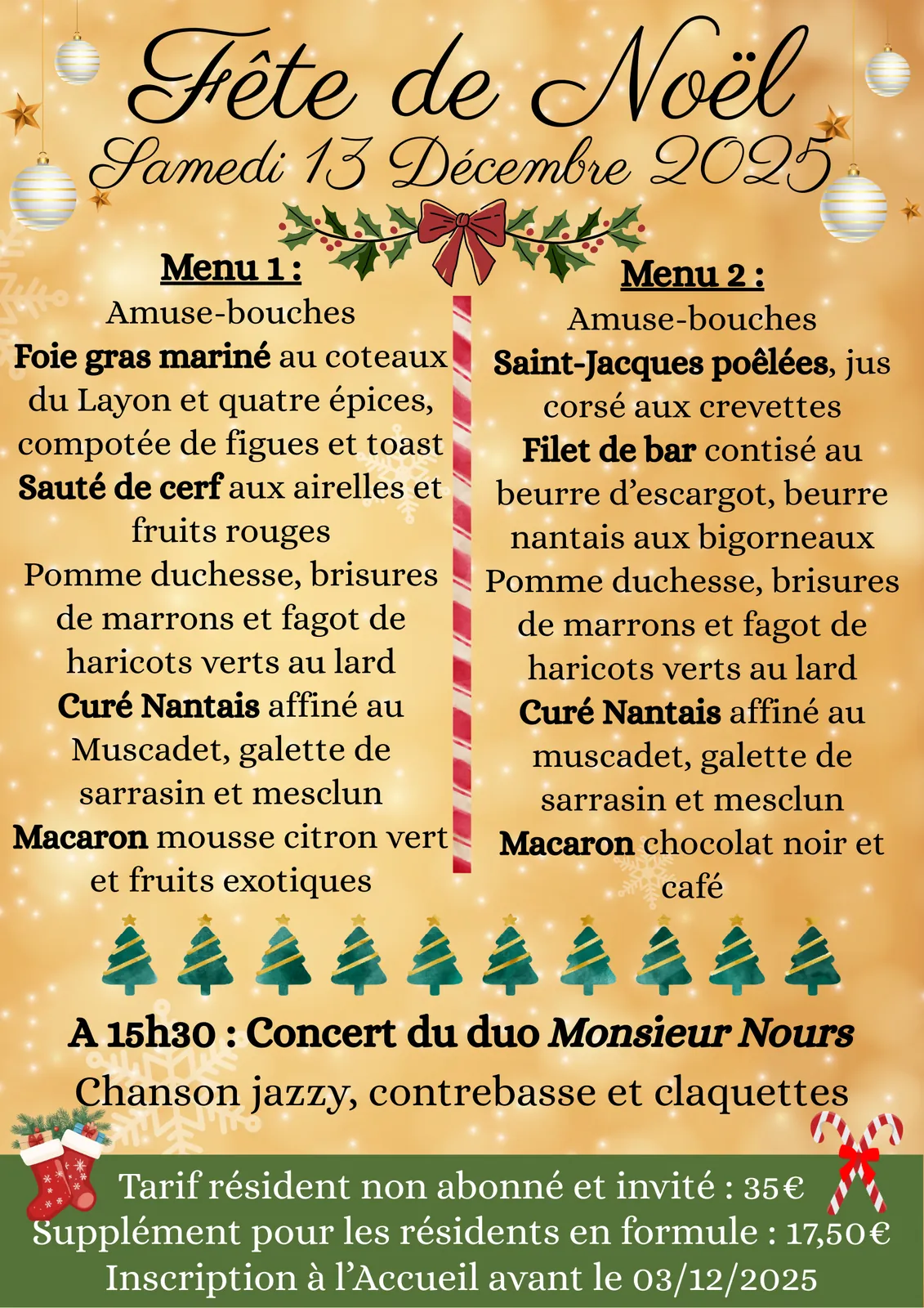 Un Noël joyeux à la Résidence !