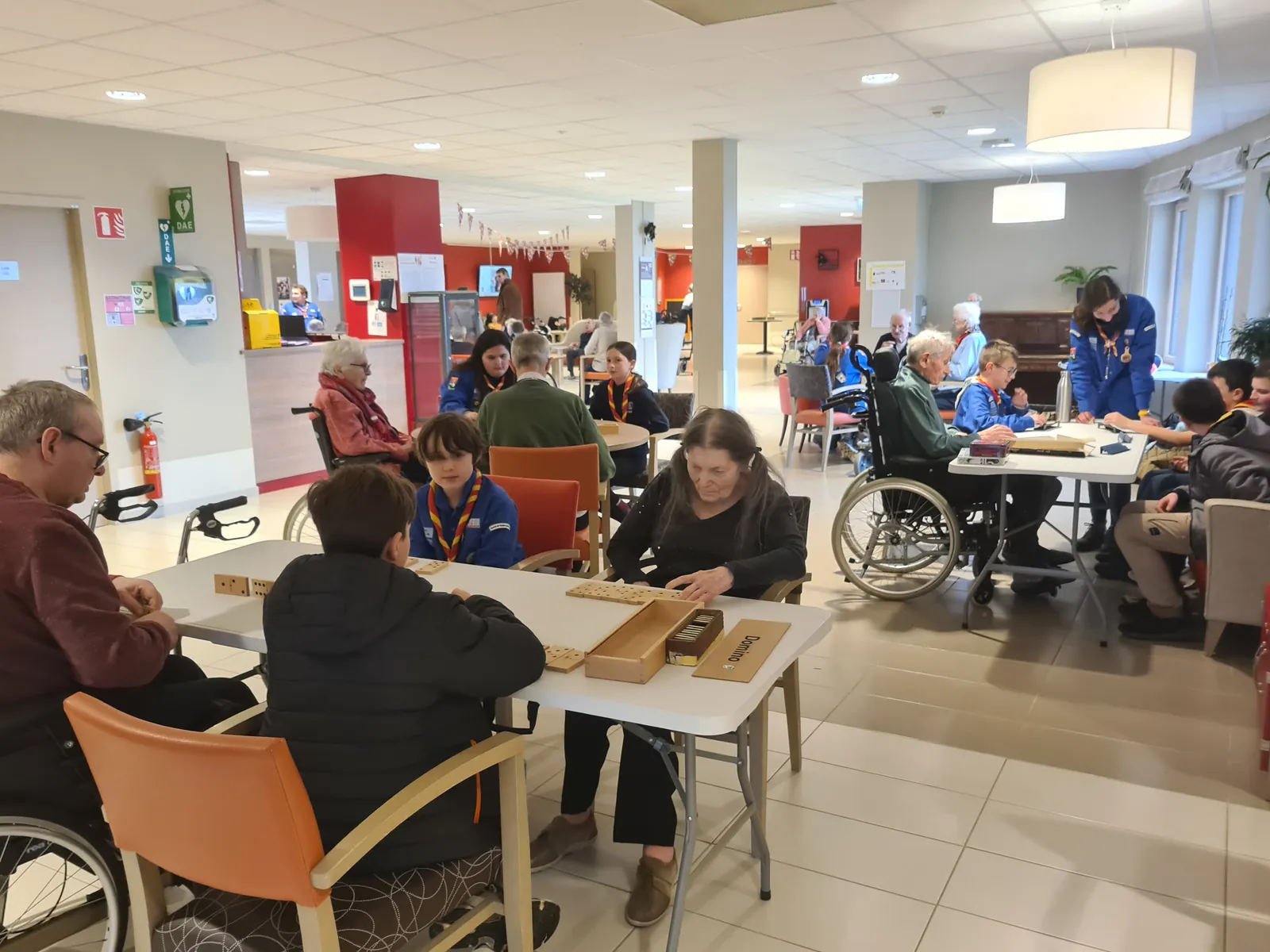 Visite des scouts : un moment de partage chaleureux