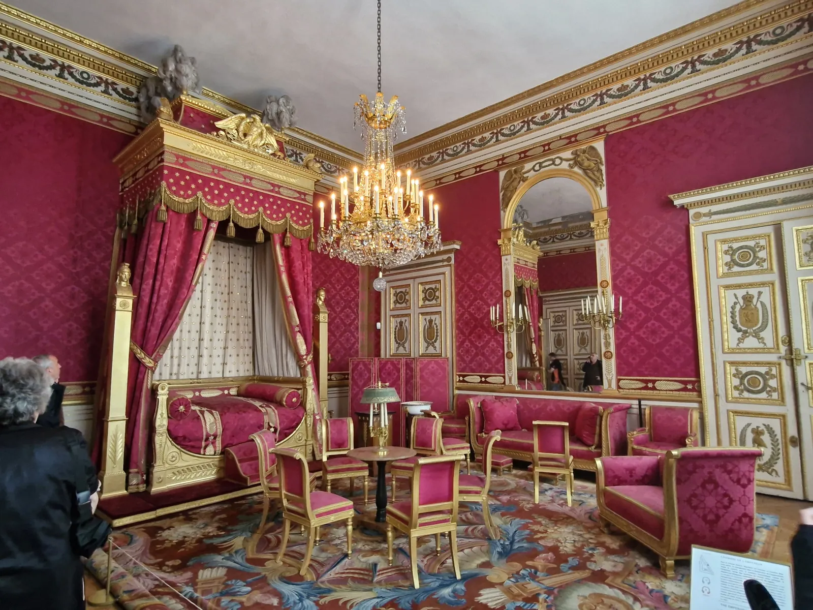 Trois centenaires en visite au château de Compiègne !