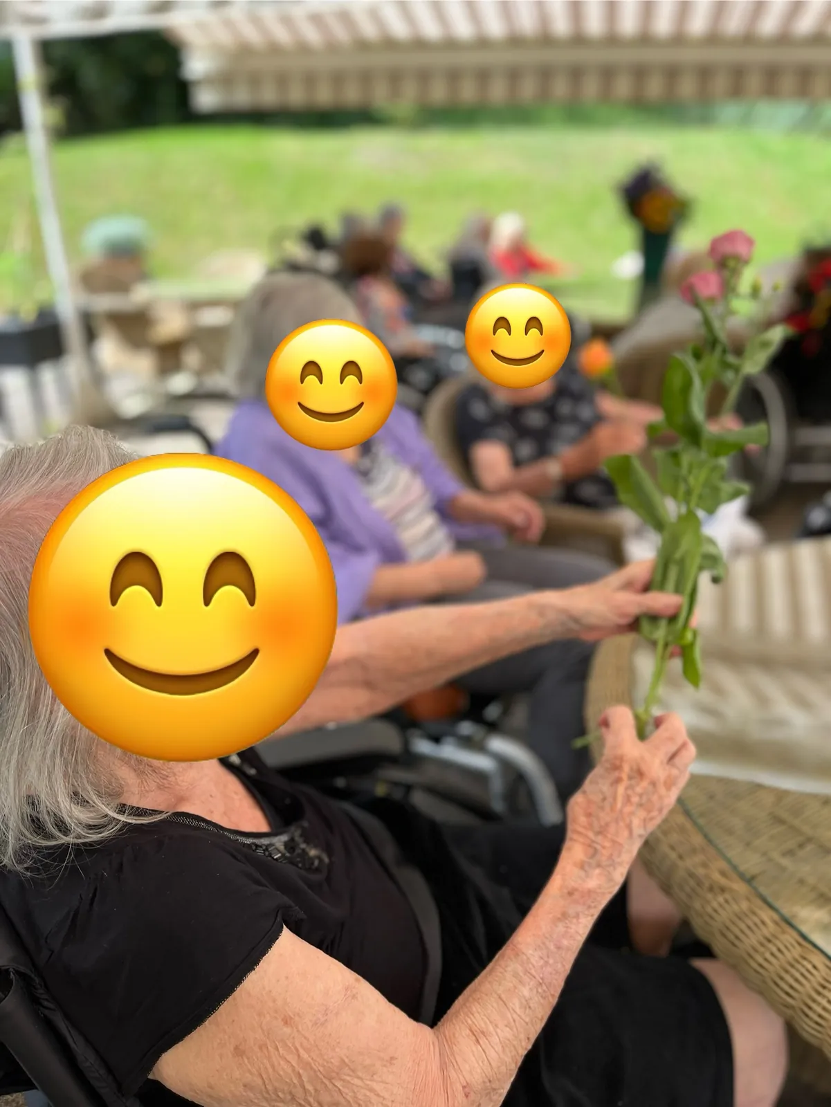 Des fleurs pour orner le rez-de-chaussez !