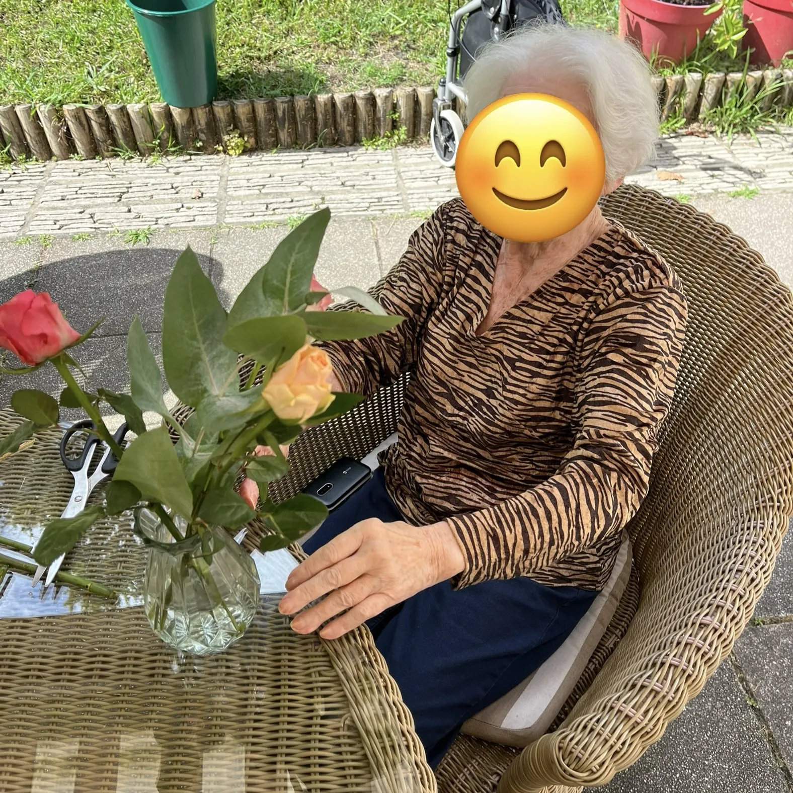 Des fleurs pour orner le rez-de-chaussez !