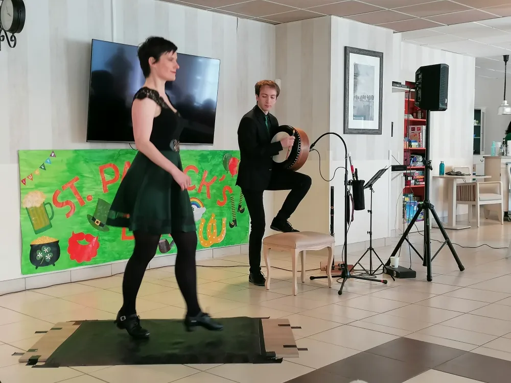 Grande fête de la Saint-Patrick à l’Ehpad d'Esbly
