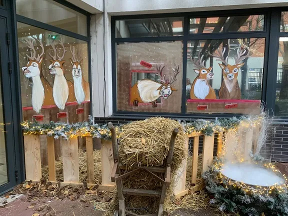 La résidence se transforme en village de Noël !  