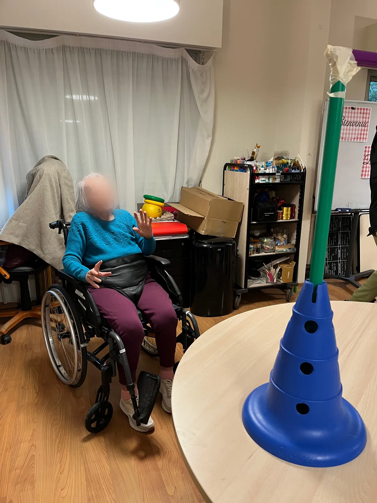 Une après-midi sportive avec Aloïs accompagné de 2 jeunes du CEF !