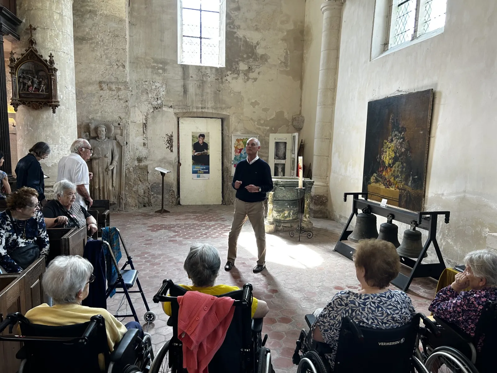 Visite de l'église de la commune
