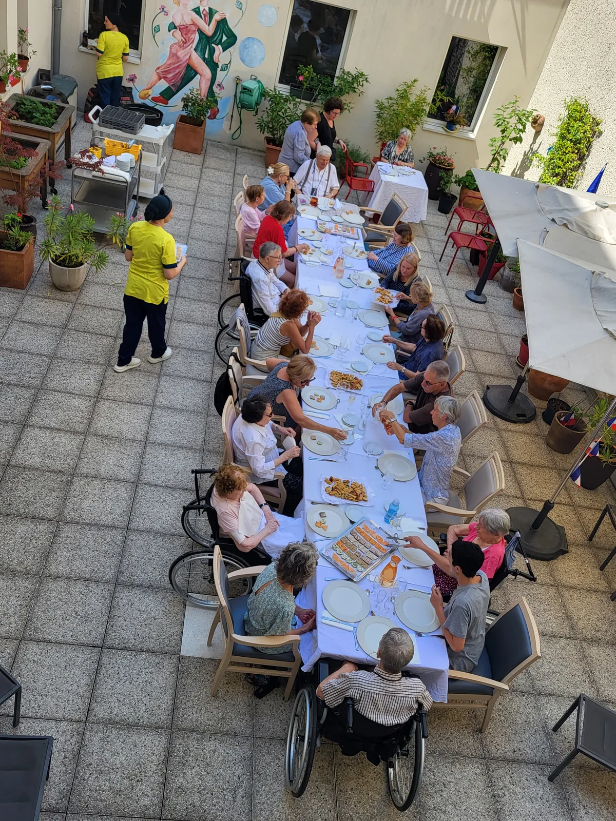 la féte nationale de 14 juillet a la résidence les Adrets 