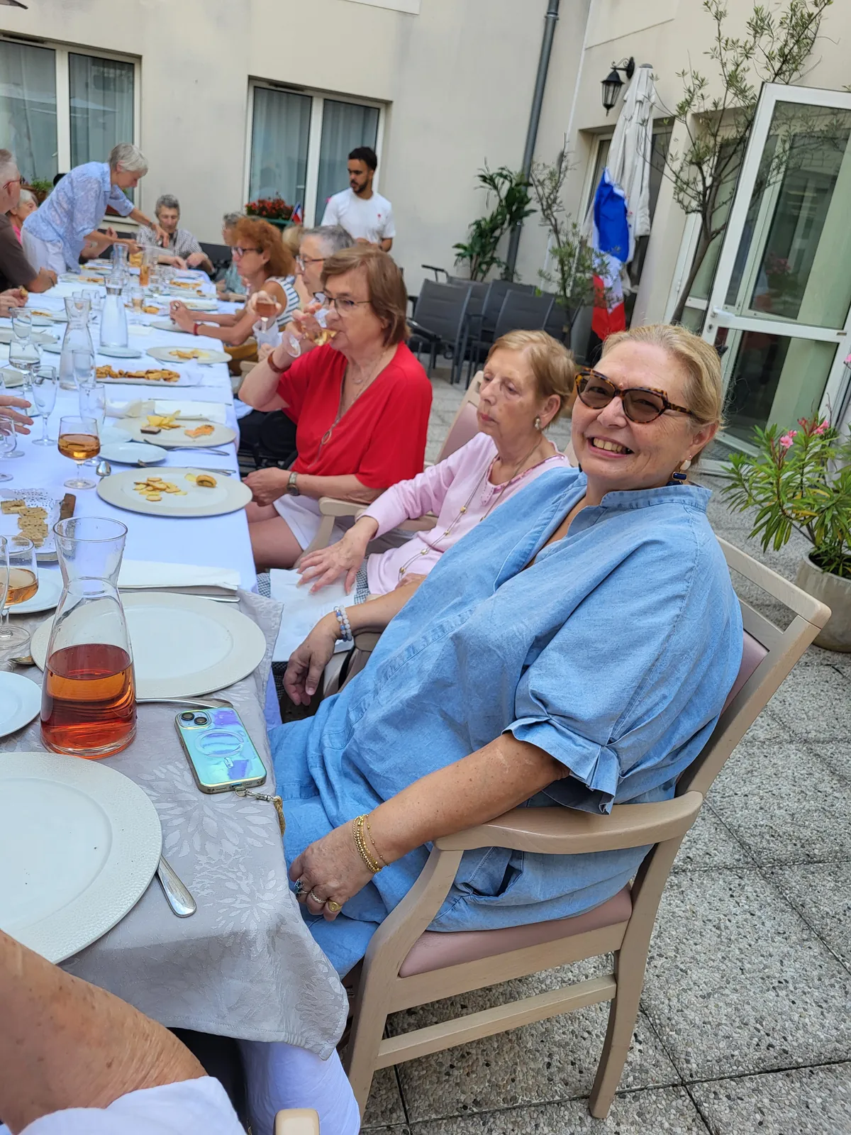la féte nationale de 14 juillet a la résidence les Adrets 