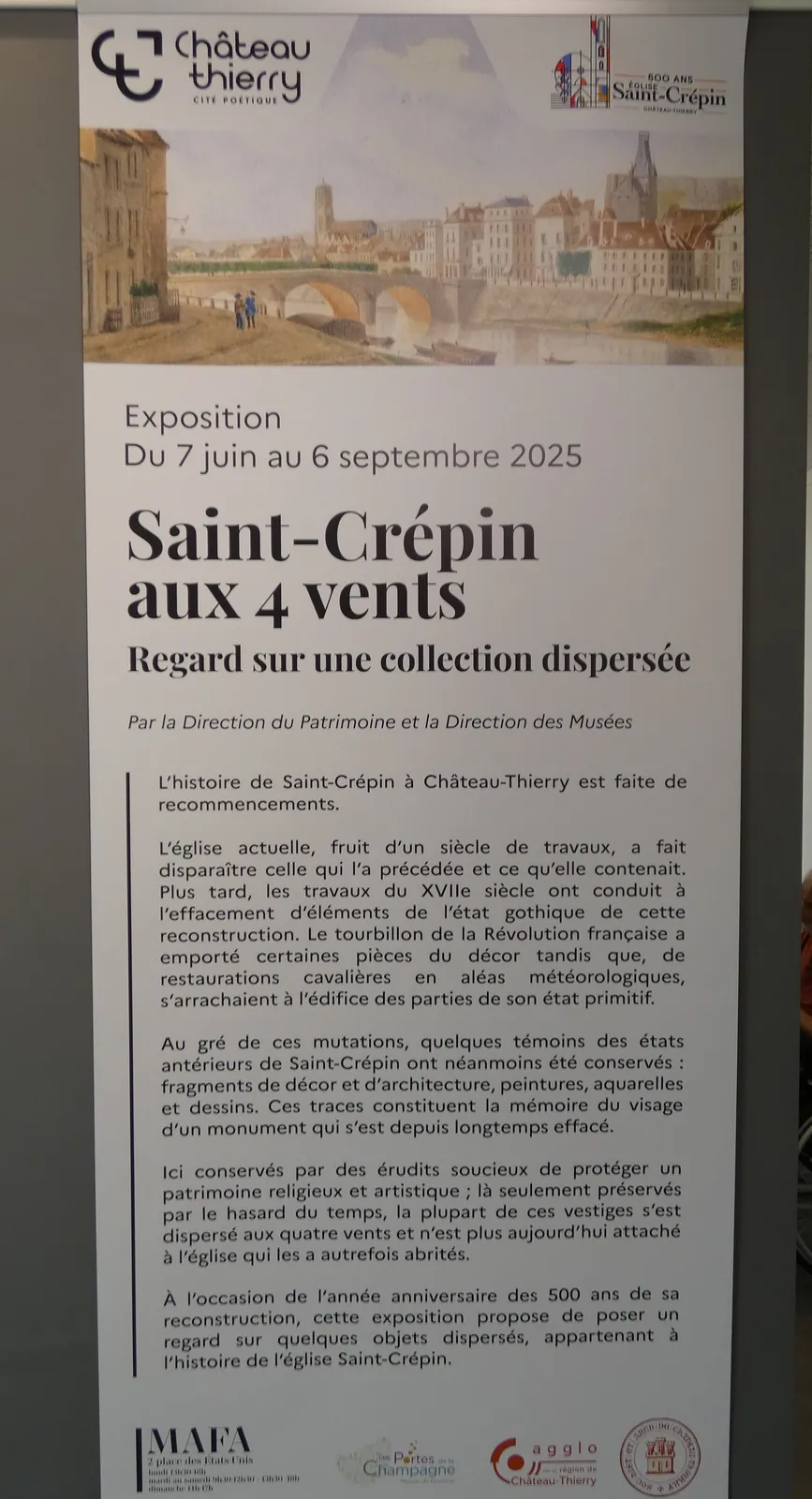 Exposition " Saint-Crépin aux 4 vents"