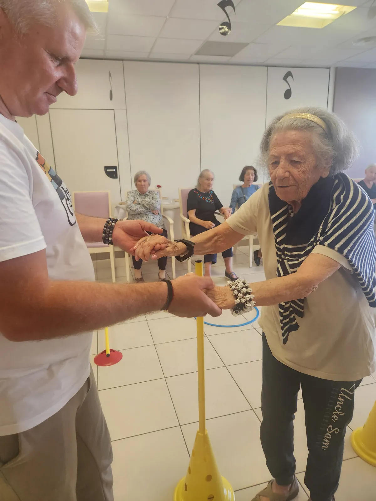 Parcours sportif avec Olivier. 