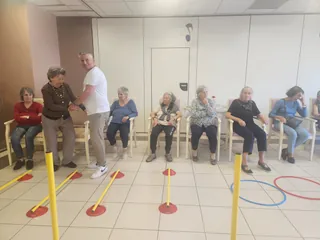 Parcours sportif avec Olivier. 