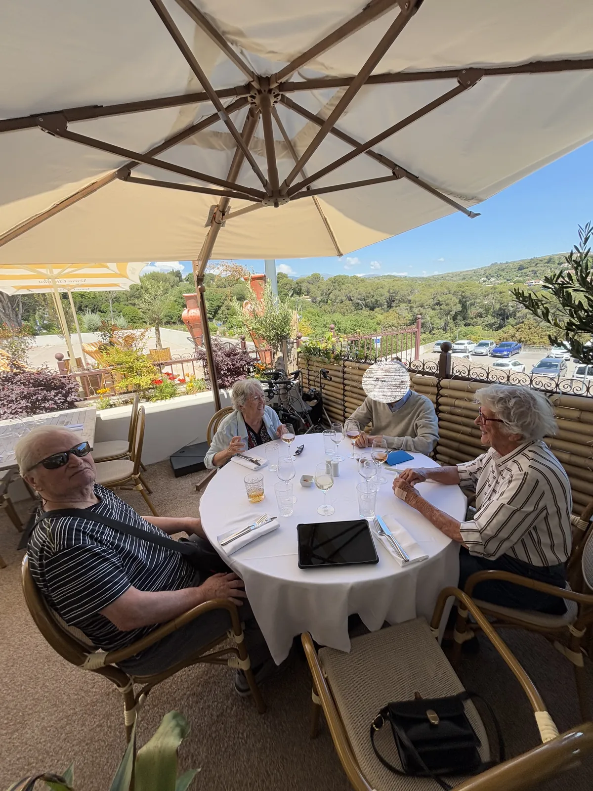 Sortie Restaurant Le Chat à Biot 