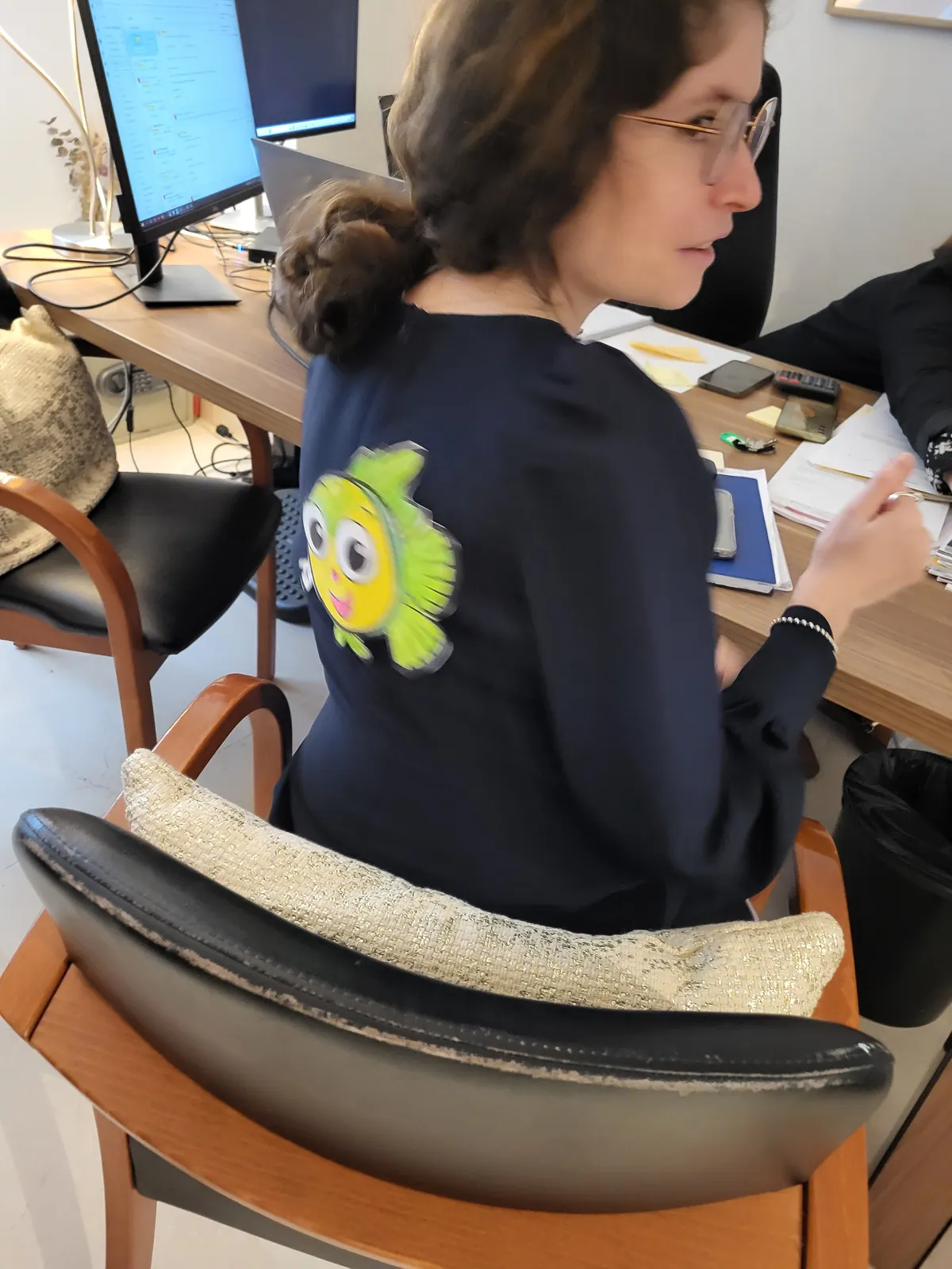 Atelier créatif poison d'avril A la résidence les Adrets 