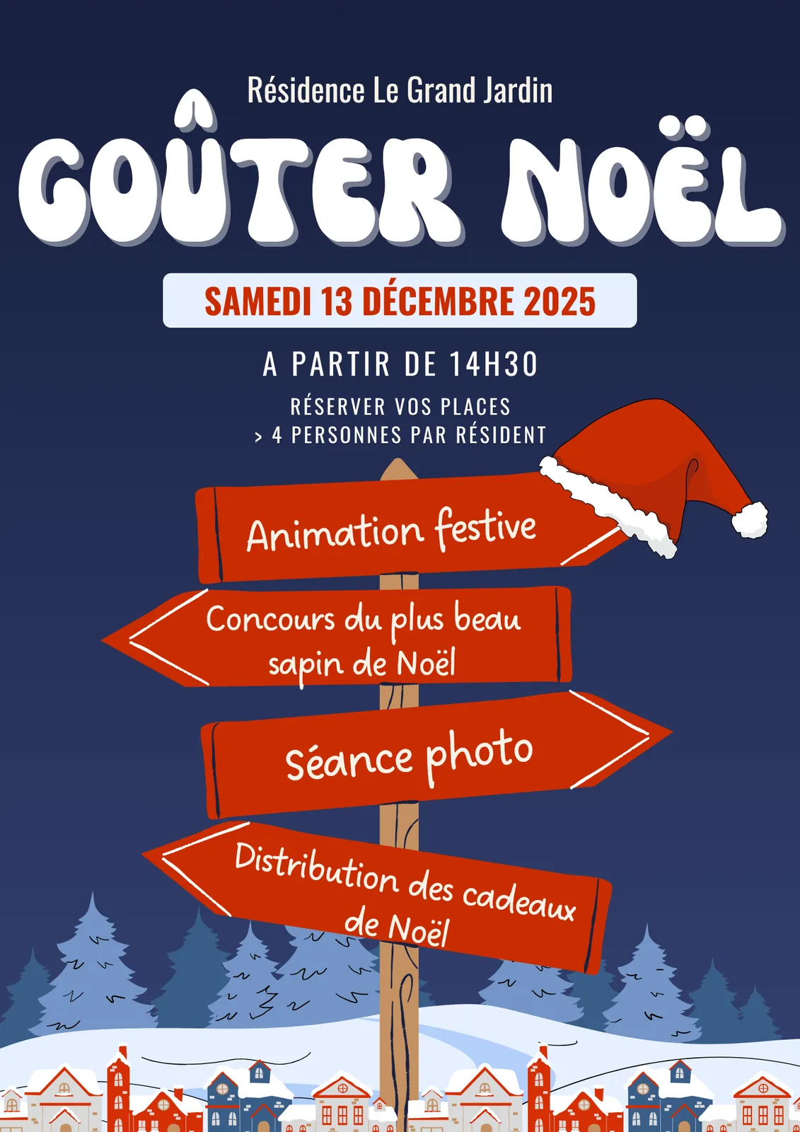Goûter de Noël en résidence - 13 décembre 2025