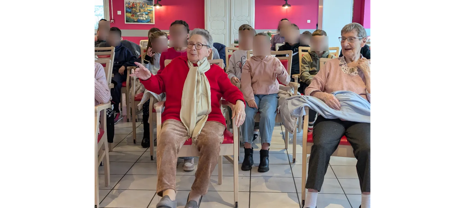 Danse assise et rencontre intergénérationnelle 